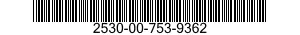 2530-00-753-9362 CRANKSHAFT,COMPRESSOR 2530007539362 007539362