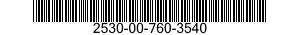 2530-00-760-3540 BRAKE SHOE SET 2530007603540 007603540