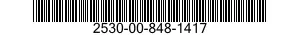 2530-00-848-1417 PLATE,WEAR,BRAKE SHOE 2530008481417 008481417