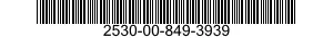 2530-00-849-3939 PLATE,WEAR,BRAKE SHOE 2530008493939 008493939