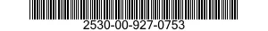 2530-00-927-0753 PISTON,HYDRAULIC BRAKE 2530009270753 009270753