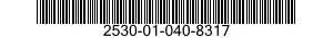 2530-01-040-8317 PLATE,BACKING,BRAKE 2530010408317 010408317