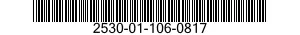 2530-01-106-0817 BRAKE SHOE 2530011060817 011060817