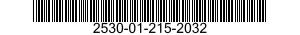 2530-01-215-2032 AXLE,VEHICULAR,NONDRIVING 2530012152032 012152032