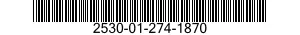 2530-01-274-1870 DISK BRAKE SHOE 2530012741870 012741870