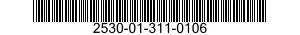 2530-01-311-0106 BRAKE SHOE 2530013110106 013110106