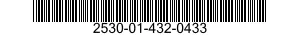 2530-01-432-0433 CYLINDER ASSEMBLY,HYDRAULIC BRAKE,MASTER 2530014320433 014320433