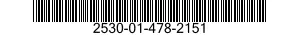 2530-01-478-2151 YOKE,UNIVERSAL JOINT,VEHICULAR 2530014782151 014782151