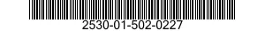 2530-01-502-0227 AXLE,VEHICULAR,NONDRIVING 2530015020227 015020227