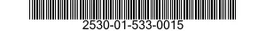 2530-01-533-0015 TRACK SHOE,VEHICULAR 2530015330015 015330015