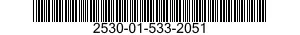 2530-01-533-2051 WHEEL,PNEUMATIC TIRE 2530015332051 015332051
