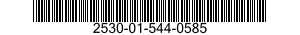 2530-01-544-0585 BRAKE LINING KIT 2530015440585 015440585