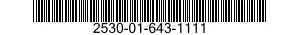 2530-01-643-1111 PISTON,HYDRAULIC BRAKE 2530016431111 016431111