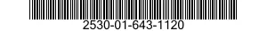 2530-01-643-1120 CALIPER ASSEMBLY,DISC BRAKE 2530016431120 016431120