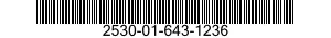2530-01-643-1236 PLATE,BACKING,BRAKE 2530016431236 016431236