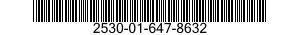 2530-01-647-8632 DISK BRAKE SHOE 2530016478632 016478632