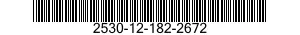 2530-12-182-2672  2530121822672 121822672