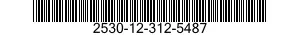 2530-12-312-5487 TRACK SHOE,VEHICULAR 2530123125487 123125487