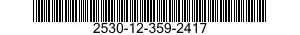 2530-12-359-2417 PLATE,BACKING,BRAKE 2530123592417 123592417
