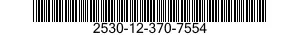 2530-12-370-7554 HUB CAP,WHEEL 2530123707554 123707554