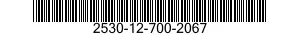 2530-12-700-2067  2530127002067 127002067