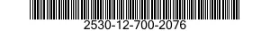 2530-12-700-2076  2530127002076 127002076