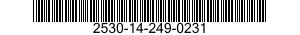 2530-14-249-0231  2530142490231 142490231