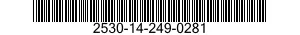 2530-14-249-0281  2530142490281 142490281