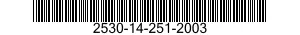 2530-14-251-2003  2530142512003 142512003
