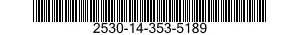 2530-14-353-5189 BRAKE LINING KIT 2530143535189 143535189