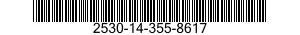 2530-14-355-8617 BRAKE SHOE SET 2530143558617 143558617