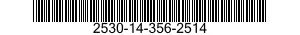 2530-14-356-2514 BRAKE SHOE 2530143562514 143562514
