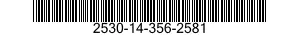 2530-14-356-2581 BRAKE SHOE 2530143562581 143562581