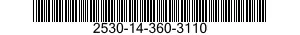 2530-14-360-3110  2530143603110 143603110