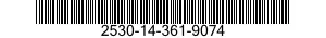 2530-14-361-9074 BRAKE LINING KIT 2530143619074 143619074