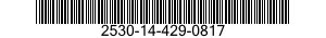 2530-14-429-0817 TRACK SHOE,VEHICULAR 2530144290817 144290817