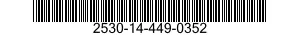 2530-14-449-0352 WHEEL,PNEUMATIC TIRE 2530144490352 144490352