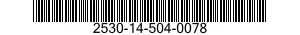 2530-14-504-0078 CABLE AND CONDUIT ASSEMBLY,VEHICULAR 2530145040078 145040078