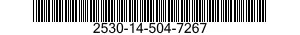 2530-14-504-7267 COMMANDE 2530145047267 145047267