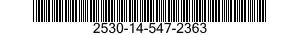 2530-14-547-2363 DISK BRAKE SHOE SET 2530145472363 145472363