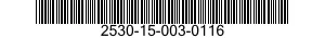 2530-15-003-0116 ADJUSTING SLEEVE,ACTUATOR,BRAKE 2530150030116 150030116