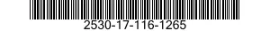 2530-17-116-1265 PLATE,WEAR,BRAKE SHOE 2530171161265 171161265