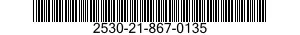 2530-21-867-0135 PLATE,WEAR,BRAKE SHOE 2530218670135 218670135