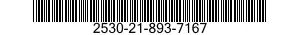 2530-21-893-7167 DISK BRAKE SHOE SET 2530218937167 218937167