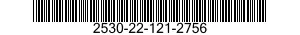 2530-22-121-2756 DISK BRAKE SHOE SET 2530221212756 221212756