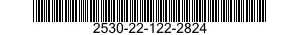 2530-22-122-2824 TIE ROD END,STEERING 2530221222824 221222824