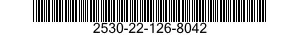 2530-22-126-8042 BRAKE SHOE SET 2530221268042 221268042