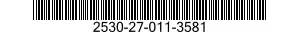 2530-27-011-3581 BRAKE BAND,VEHICULAR 2530270113581 270113581