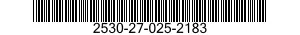 2530-27-025-2183 PLATE,BACKING,BRAKE 2530270252183 270252183