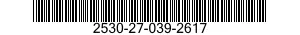 2530-27-039-2617 ROD,ALIGNING,VEHICULAR AXLE 2530270392617 270392617